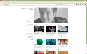 screenshot website Ward van der Houwen